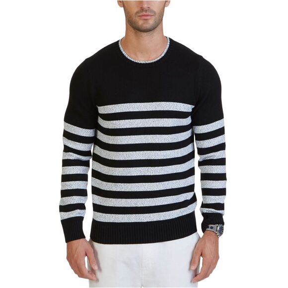 Nautica Mens Betron Striped Pullover Sweater NWT